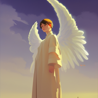 Listia Digital Collectible: Angel watching over us all