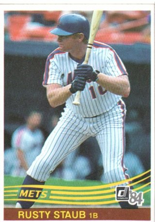 1984 Donruss Rusty Staub #554