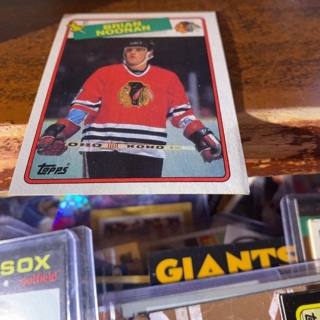 1988 topps Brian noonan hockey card 