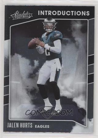 JALEN HURTS 2020 ABSOLUTE INTRODUCTIONS RC ROOKIE INSERT PHILADELPHIA EAGLES