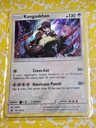 Pokemon Kangaskhan 99/149 holo rare card