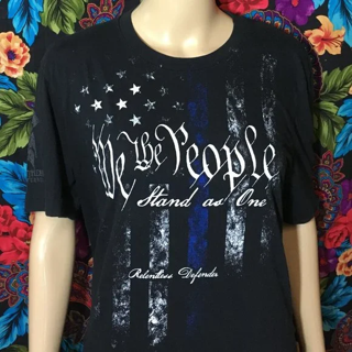 MEN'S CONSTITUTION SHIRT WE THE PEOPLE MENS SIZE LARGE FREE SHIPPING