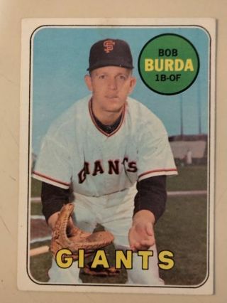 1969 Topps Bob burda