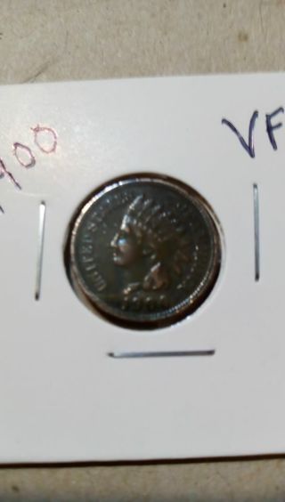 1900- INDIAN HEAD PENNY -VF...HIGH BIDDER WINS. (NO FAKE COINS HERE.)