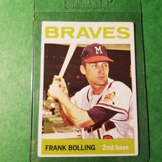 1964 - TOPPS BASEBALL CARD NO. 115 - FRANK BOLLING - BRAVES - EXMT+