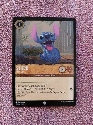 (Foil) Disney Lorcana (First Chapter) Stitch (New Dog)