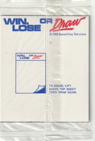 Kellogg's 1988 Win, Lose or Draw Game Sets Cards Cereal Premium Prize - Set 