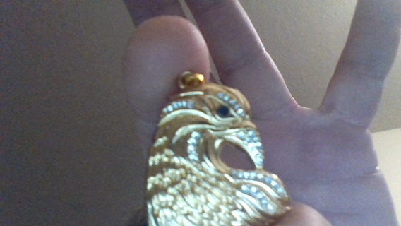 golden eagle with crystal's