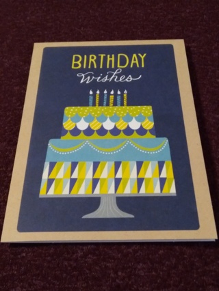 Birthday Card - Cake & Candles