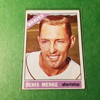  1966 - TOPPS BASEBALL CARD NO. 184 - DENIS MENKE - BRAVES