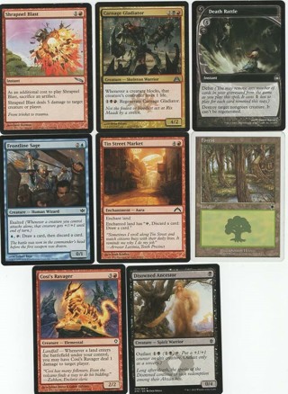 Fantastic Set of 8 Magic the Gathering Cards assorted years 1999-2014!