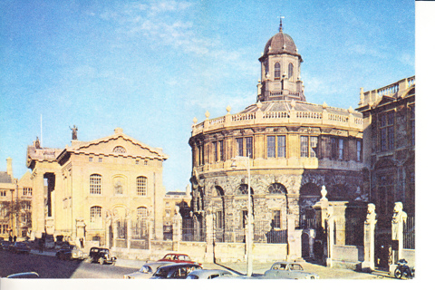 Vintage Postcard Sheldonian Theatre, Oxford, England