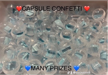 One random capsule confetti 