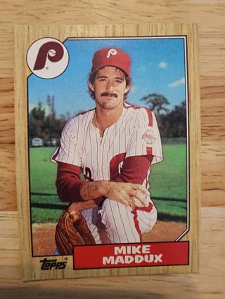87 Topps Mike Maddux #553