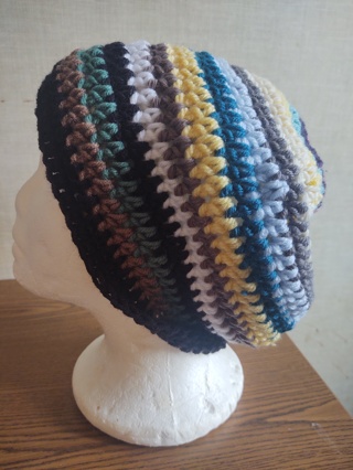 Hand Crocheted Slouch Hat 