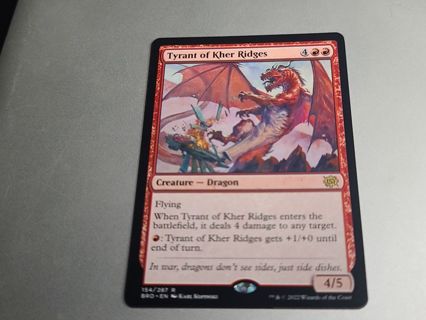 Magic the gathering mtg Tyrant of Kher Ridges rare Brothers War