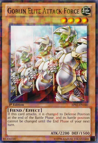 YU-GI-OH! Goblin Elite Attack Force (BP02-EN040) War of The Giants 1st Edition Mosaic Rare