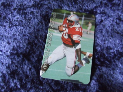 1986 UNLV Season Football Pocket Schedule 