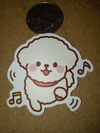 Dog Cute new vinyl sticker no refunds regular mail only Very nice these are all nice