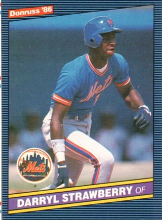 1986 Donruss Darryl Strawberry #197