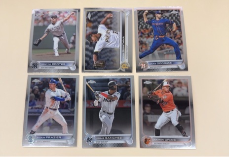 2022 Topps Chrome Update baseball lot 