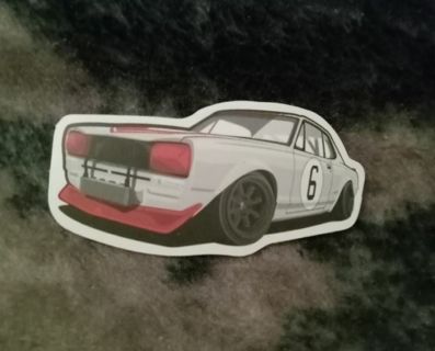 Race Car sticker 1pc