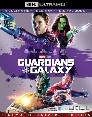 Guardians of The Galaxy (Digital 4K UHD Download Code Only) Marvel Comics *Chris Pratt* Zoe Saldana