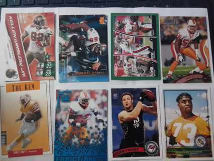8 card Tampa Bay Buccaneers lot rc insert