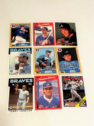 Atlanta Braves-18 Card Lot-Rookie Cards-Hall Of Fame