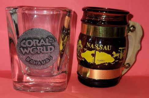 2 Collectible Shot Glasses
