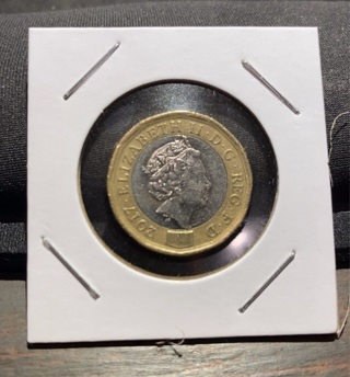 2017 BRITISH ONE POUND COIN