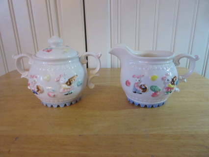 Bunny Creamer & Sugar Bowl Set