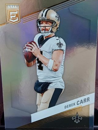 2023 ELITE DEREK CARR # 27 NEW ORLEANS SAINTS