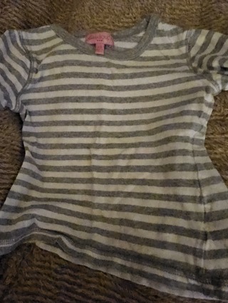 Grey striped shirt