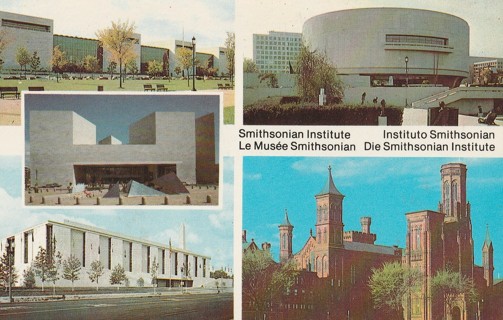 Vintage Unused Postcard: ginz: Washington DC, Smithsonian