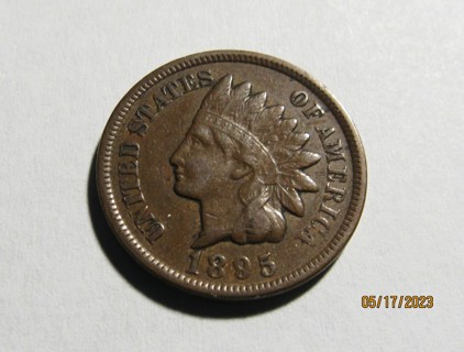 ★★ 1895 INDIAN HEAD CENT VF+ ★★ **FULL LIBERTY**