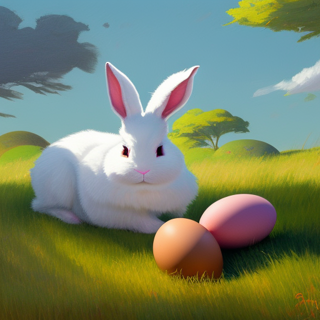 Listia Digital Collectible: "Easter Bunny #3"