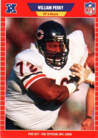 1989 Score William Refrigerator Perry #445