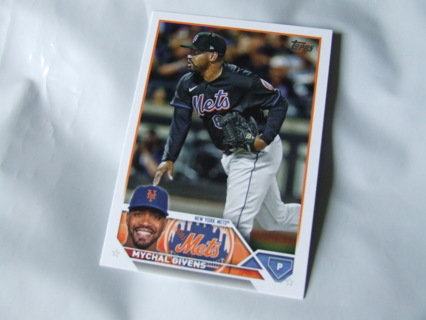 2023 Mychal Givins New York Mets Topps Card #171