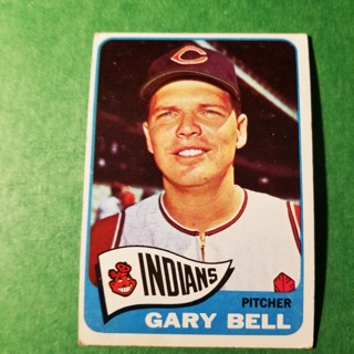 1965 - TOPPS BASEBALL CARD NO. 424 - GARY BELL- INDIANS