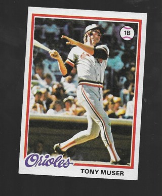 1978 TOPPS TONY MUSER #418