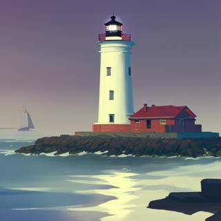 Listia Digital Collectible: Long Beach Harbor Lighthouse