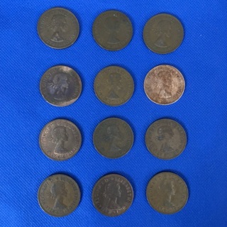 British Penny lot of 12