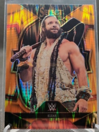 2022 WWE Select - Elias Orange Flash Prizm Parallel #68