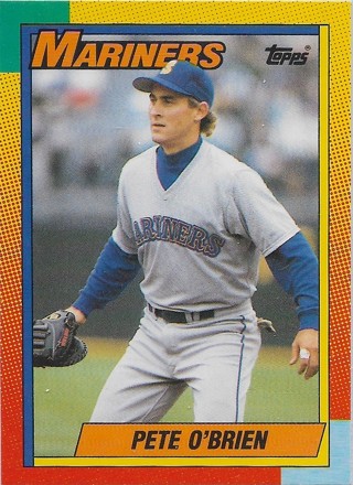 1990 Topps Traded #82T Pete O'Brien Seattle Mariners