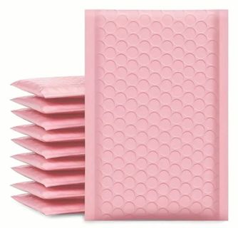 ➡️⭕♥️(1) 4×8" PINK BUBBLE MAILER♥️⭕