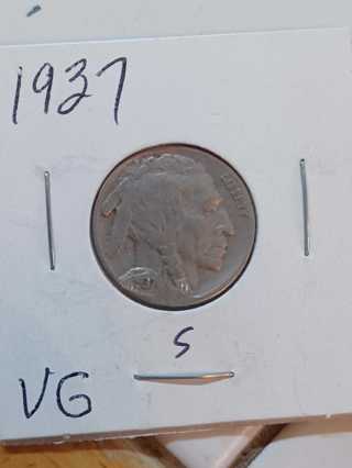1937 Buffalo Nickel! 30.5