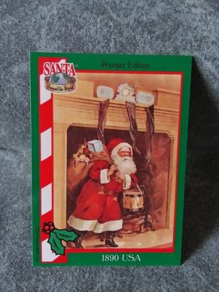 Santa Around The World Trading Card # 9