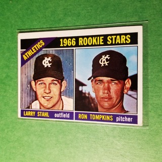 1966 - TOPPS BASEBALL CARD NO. 107 - 1966 ROOKIE STARS - A'S