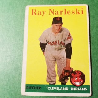 1958 - TOPPS BASEBALL CARD NO. 439 - RAY NARLESKI - INDIANS